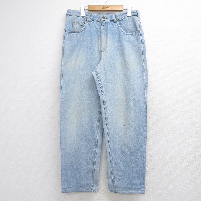 リー 90s ジーンズ デニム ネイビー 実寸W33 | 古着