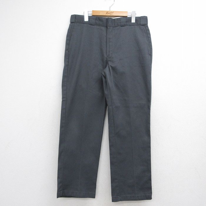 ディッキーズ ワークパンツ グレー 実寸W34 | 古着