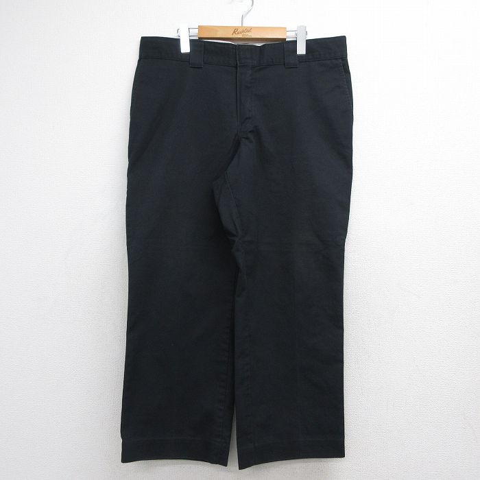 ディッキーズ ワークパンツ ブラック 実寸W37 | 古着