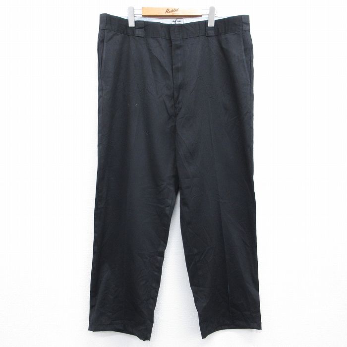 ディッキーズ 80s ワークパンツ チビタグ ブラック 実寸W41 | 古着