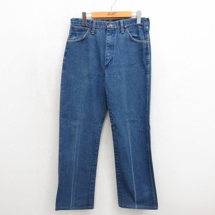 ラングラー 90s ジーンズ ネイビー 実寸W32 | 古着
