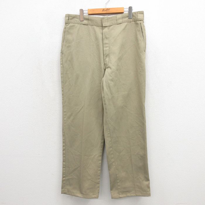 ディッキーズ 90s ワークパンツ ベージュ 実寸W35 | 古着