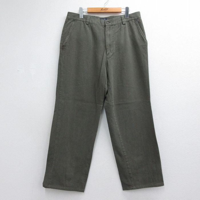 ドッカーズ パンツ カーキ 実寸W35 | 古着