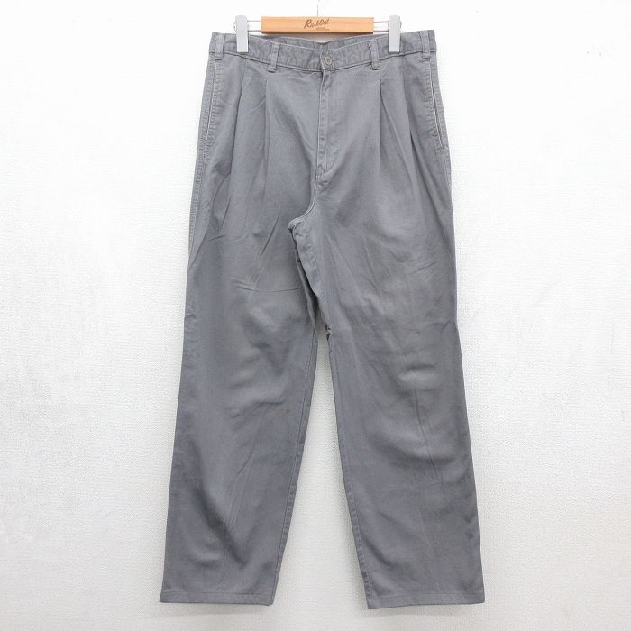 ドッカーズ 90s パンツ グレー 実寸W33 | 古着