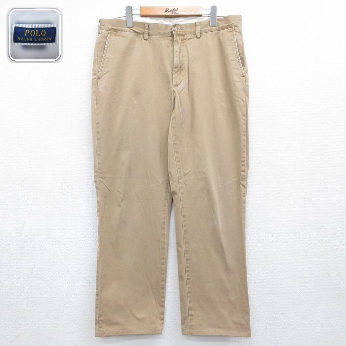 ラルフローレン パンツ ベージュ 実寸W36 | 古着