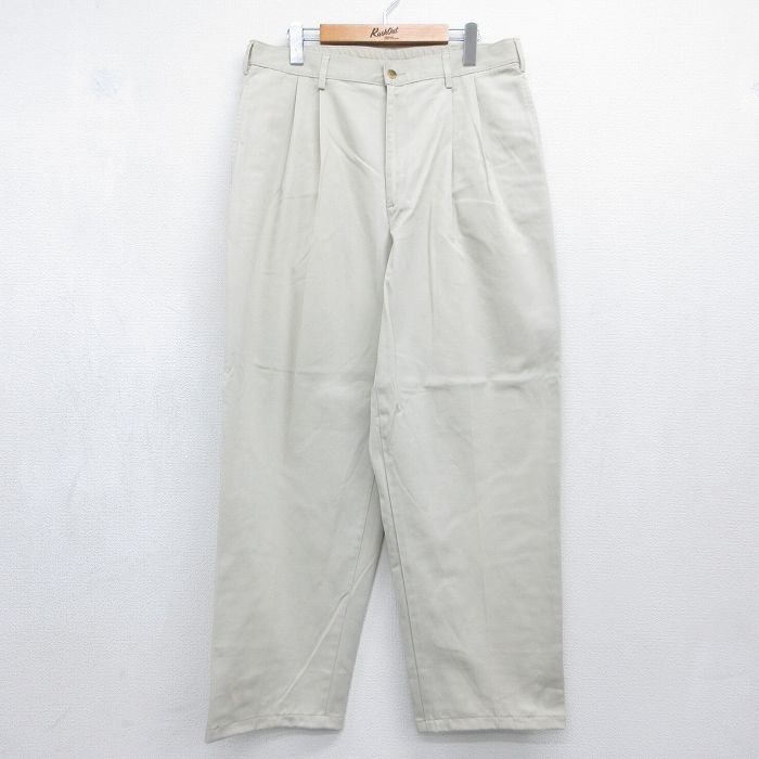 エルエルビーン 90s パンツ ベージュ 実寸W33 | 古着