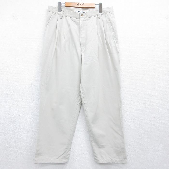 ドッカーズ 90s パンツ ベージュ 実寸W36 | 古着