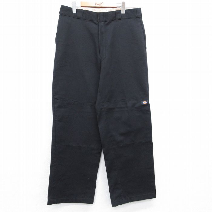 ディッキーズ ワークパンツ ブラック 実寸W36 | 古着