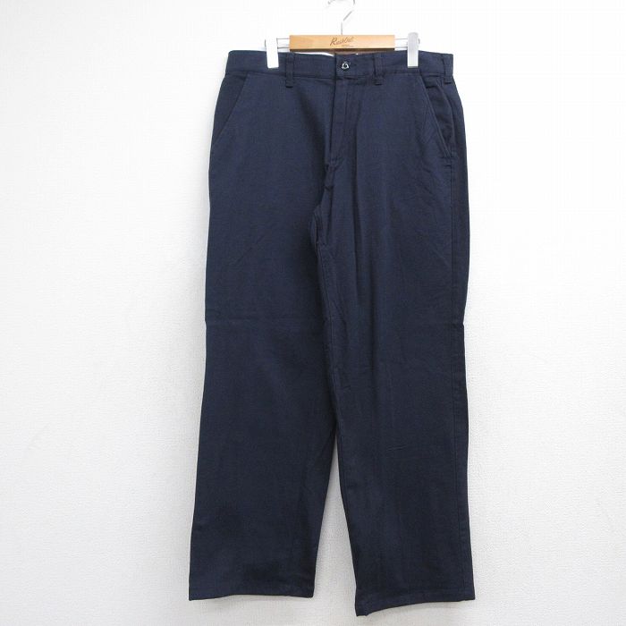 レッドキャップ ワークパンツ ネイビー 実寸W35 | 古着