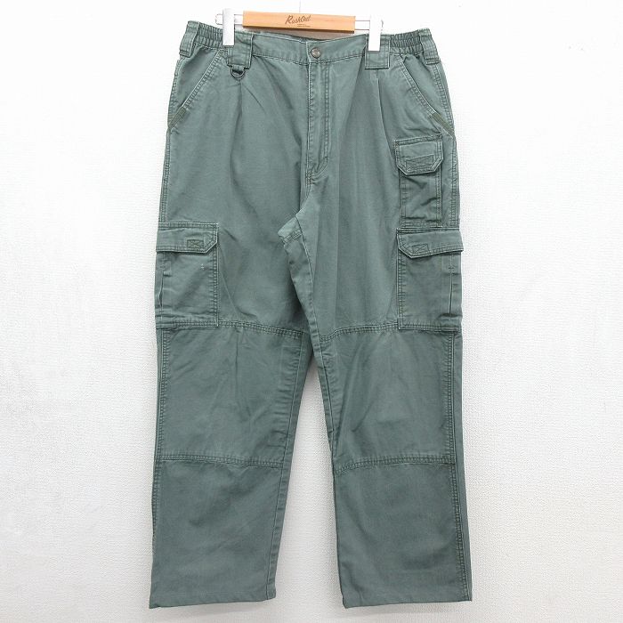5.11タクティカル カーゴパンツ ダック地 カーキ 実寸W34 | 古着