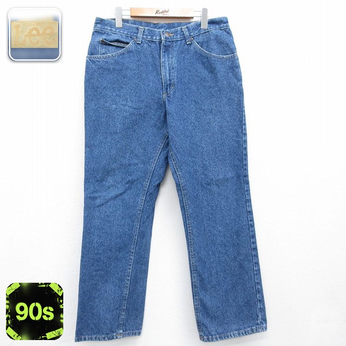 リー 90s ジーンズ デニム ネイビー 実寸W35 | 古着