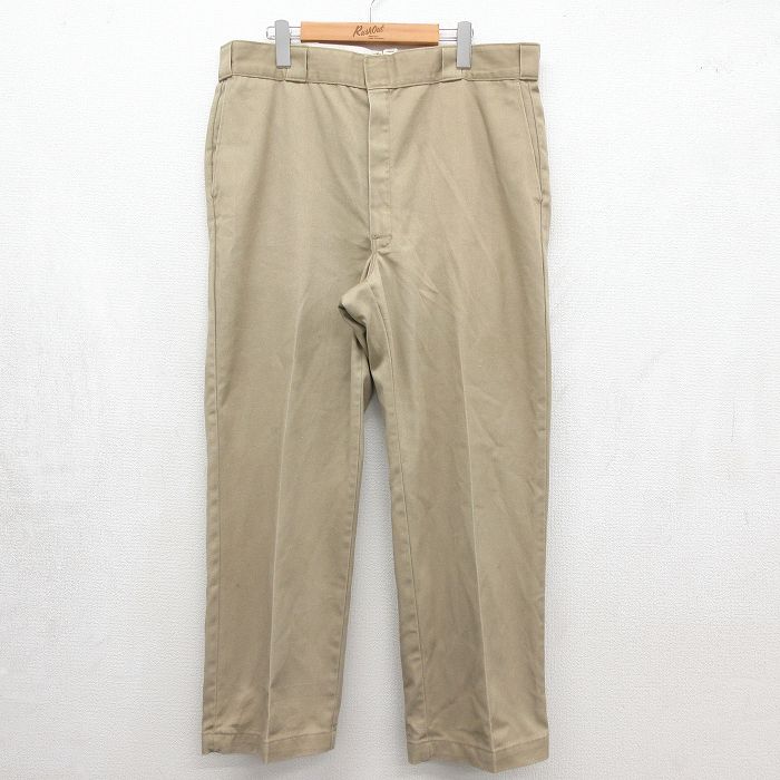 ディッキーズ 90s ワークパンツ ベージュ 実寸W37 | 古着