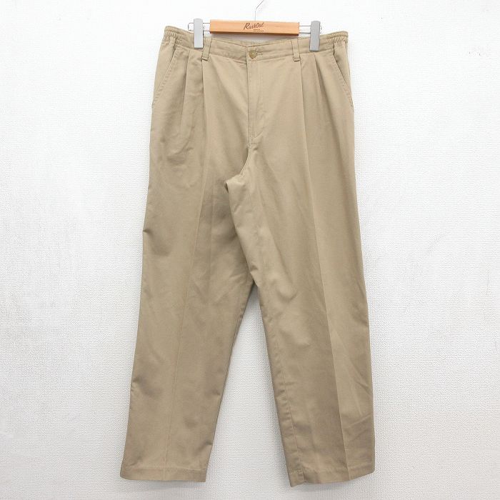 タウンクラフト 90s パンツ ベージュ 実寸W34 | 古着