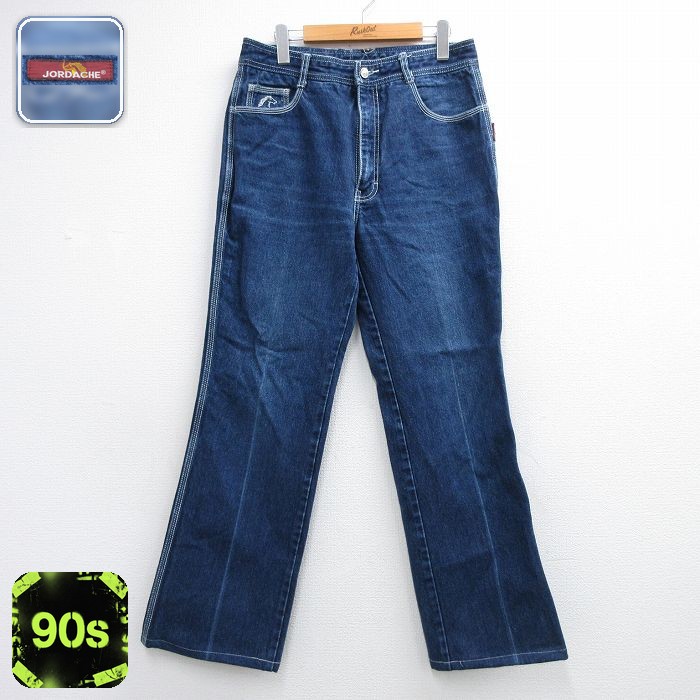 ジョーダッシュ 90s ジーンズ ネイビー 実寸W32 | 古着
