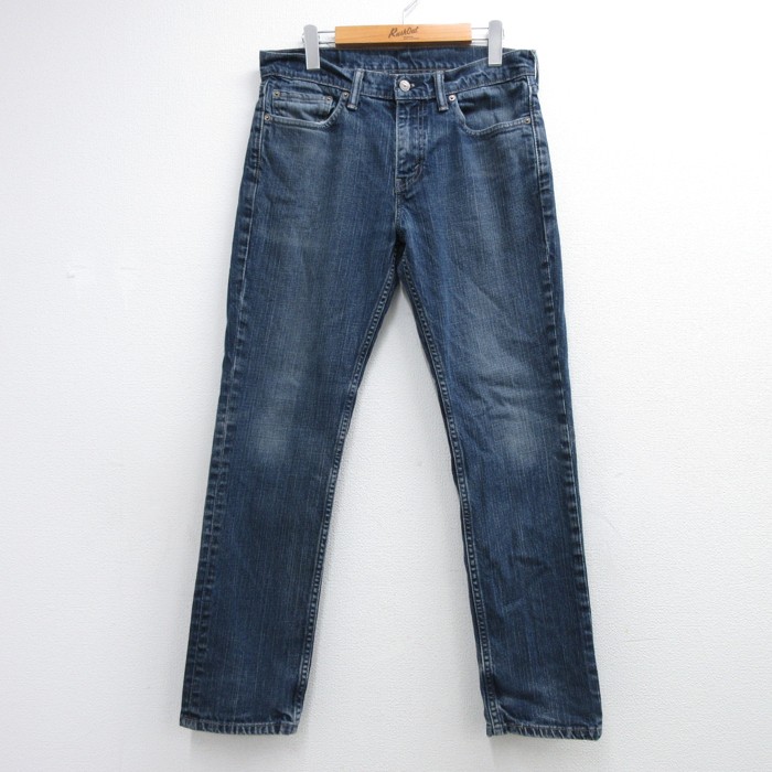 リーバイス511 00s ジーンズ ジッパーフライ ネイビー 実寸W32 | 古着