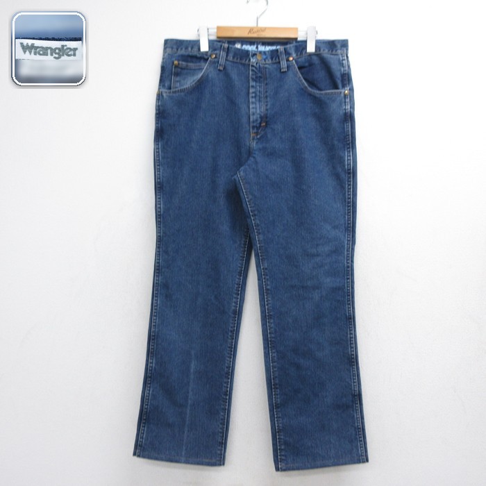 ラングラー Wrangler パンツ メンズ ジーンズ テーパード ネイビー デニム 実寸W36 | 古着