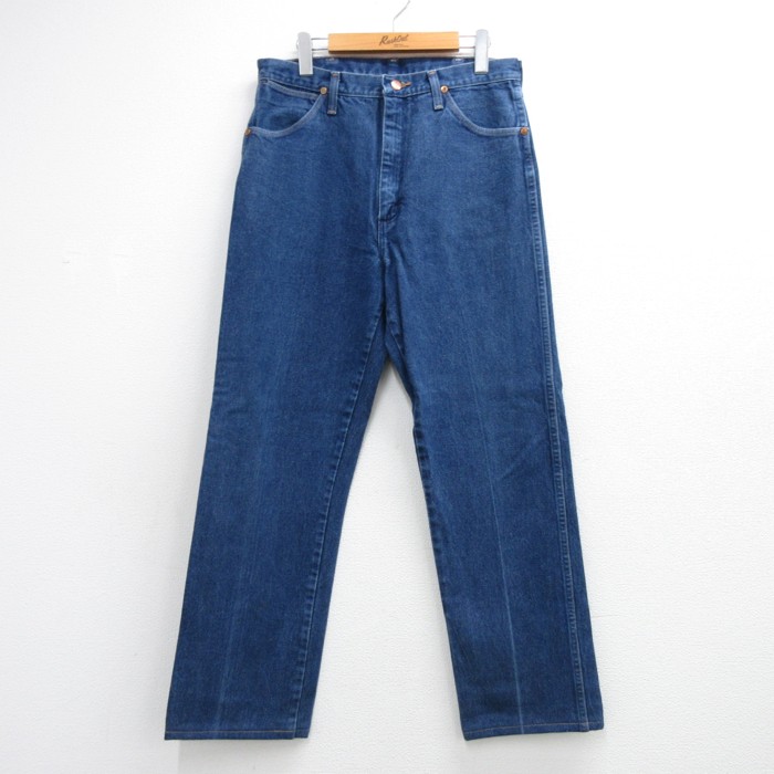 ラングラー 90s ジーンズ 13MWZ ネイビー 実寸W31 | 古着