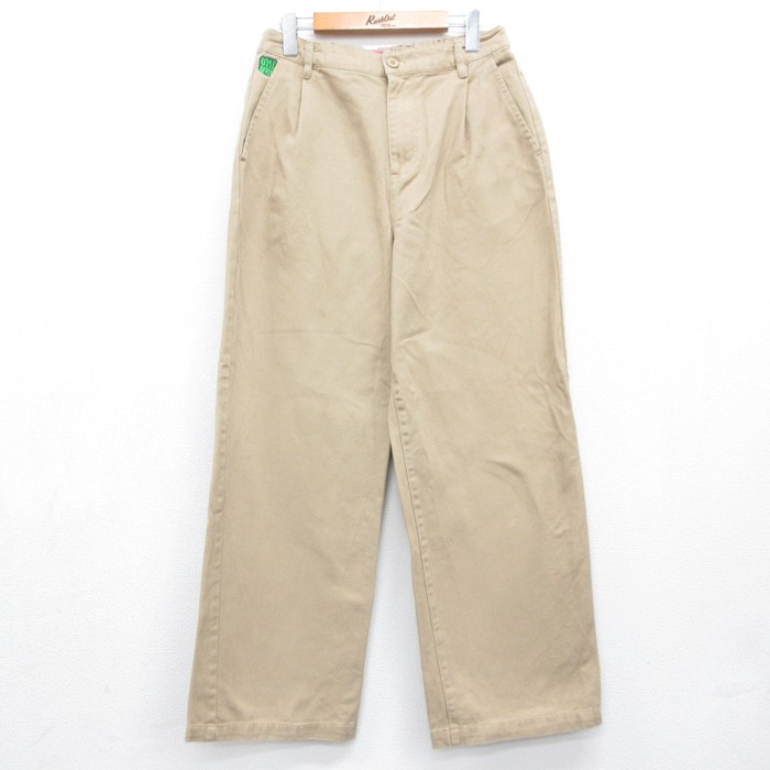実寸W32 パンツ ベージュ | 古着