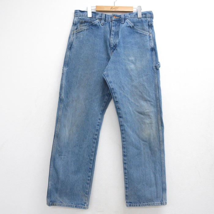 ラウンドハウス 90s パンツ ワークペインター ネイビー W34 | 古着 26aug26