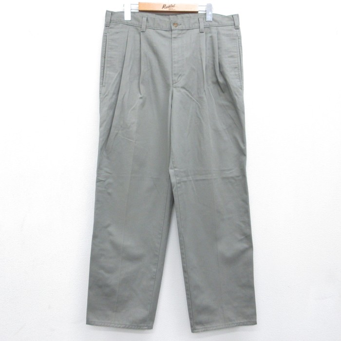 Duxbak 90s ツータックパンツ グレー 実寸W35 | 古着