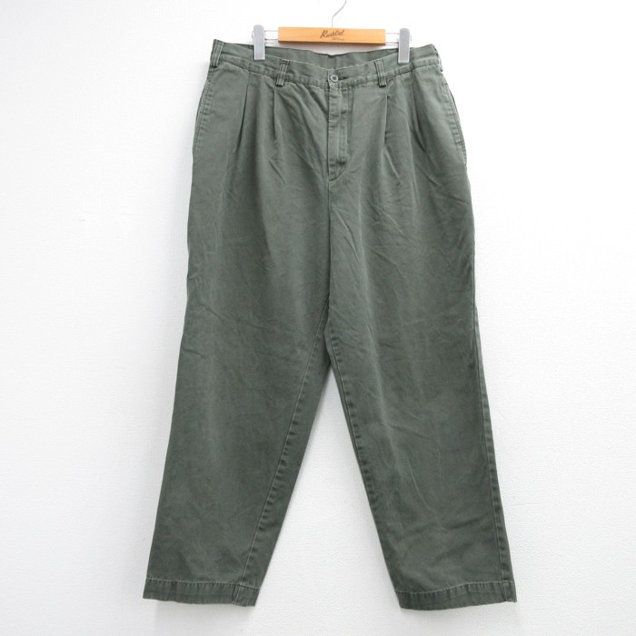 ギャップ 90s チノパンツ カーキ 実寸W36 | 古着