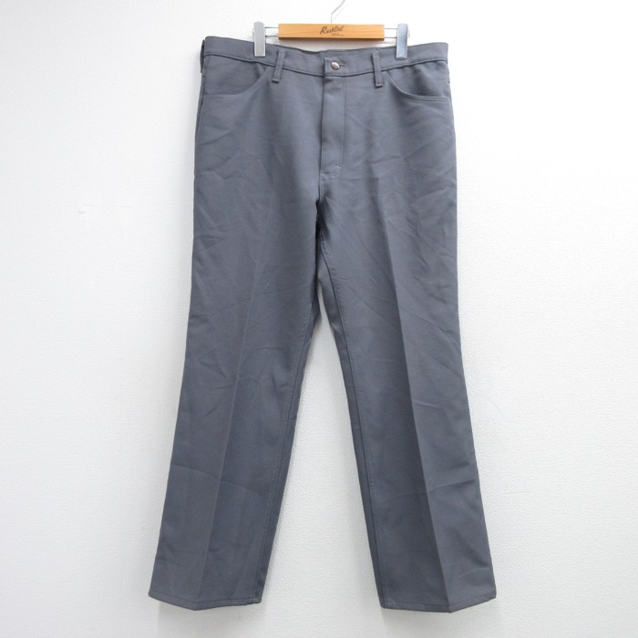 ラングラー ブーツカットパンツ グレー 実寸W38 | 古着