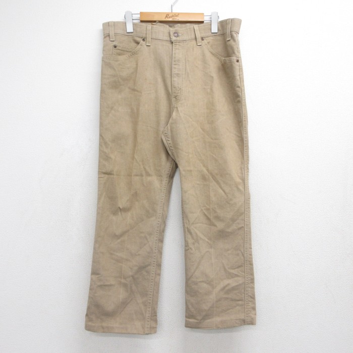 リーバイス 90s パンツ アクションパンツ ブラウン 実寸W34 | 古着
