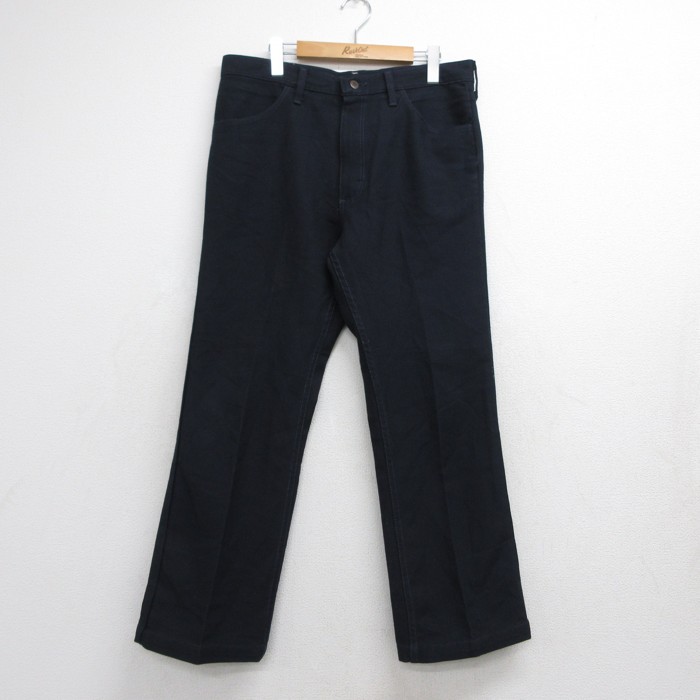 ラングラー 80s パンツ ランチャー ネイビー 実寸W34 | 古着
