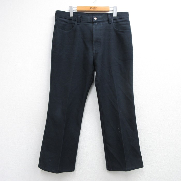 リーバイス517 ブーツカットパンツ ブラック 実寸W36 | 古着