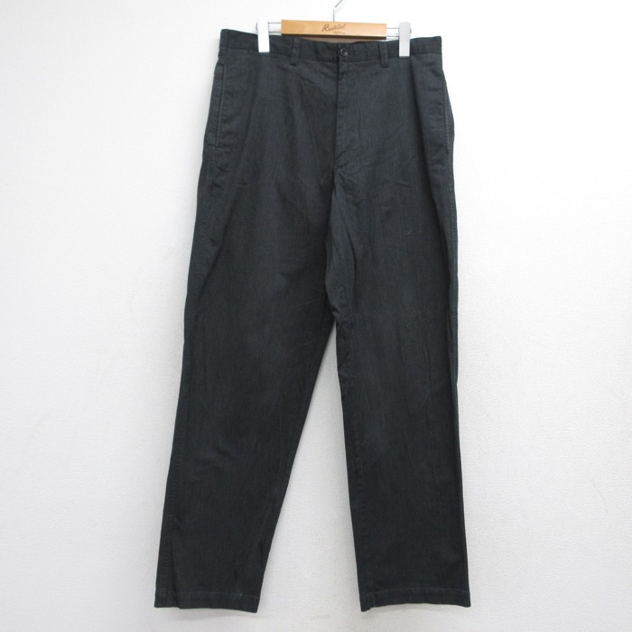 BANANA REPUBLIC パンツ メンズ ストレッチ ブラック 実寸W34 | 古着