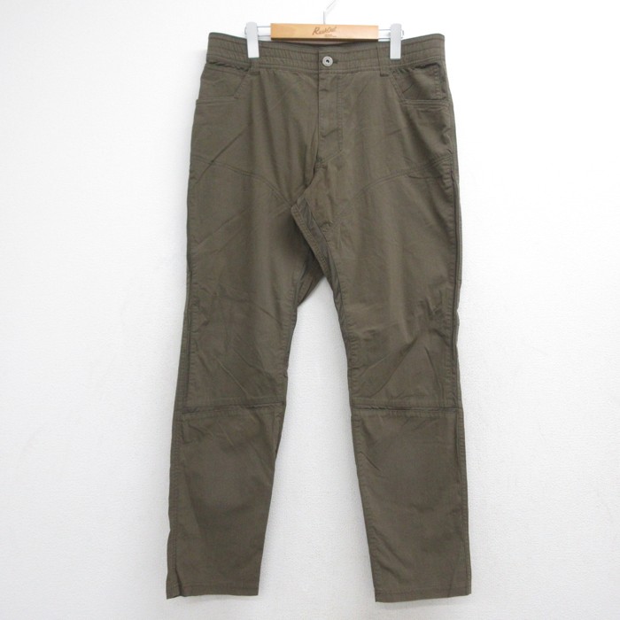 KUHL パンツ カーキ 実寸W36 | 古着