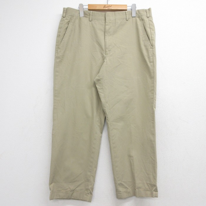 ブルックスブラザーズ 90s パンツ ベージュ 実寸W37 | 古着