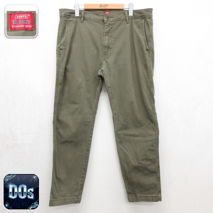 リーバイス チノパンツ カーキ 実寸W36 | 古着