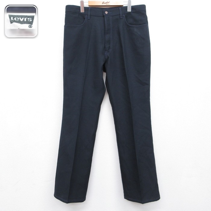リーバイス517 パンツ ブーツカット ブラック 実寸W38 | 古着