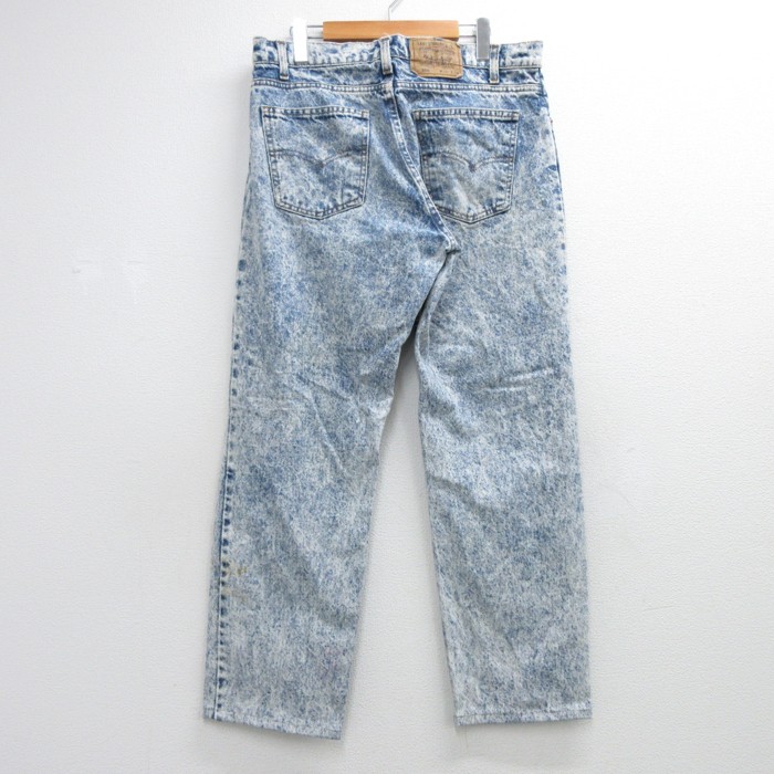 Levi's リーバイス 501 W33 USA 80s ケミカルウォッシュ 古着通販 W34☆古着 Levi's リーバイス メンズ 80年代 80s 506