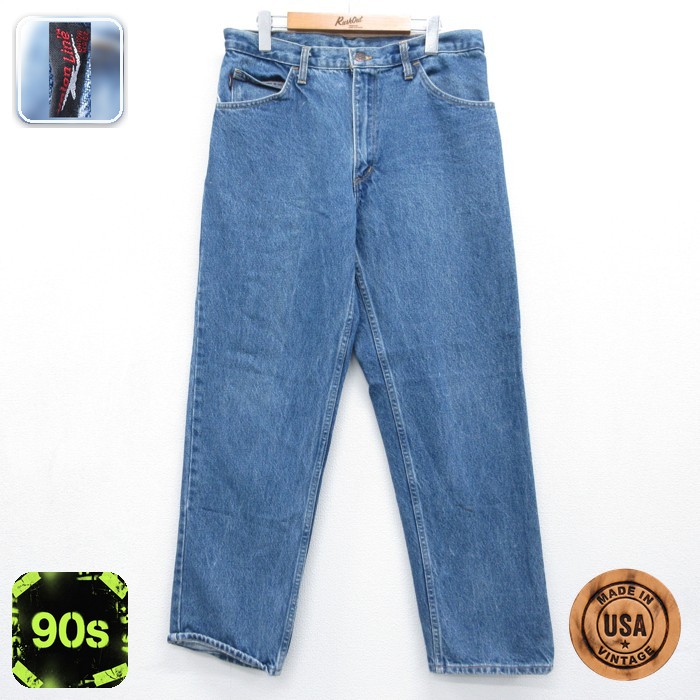 Union Line 00s ジーンズ ネイビー 実寸W33 | 古着