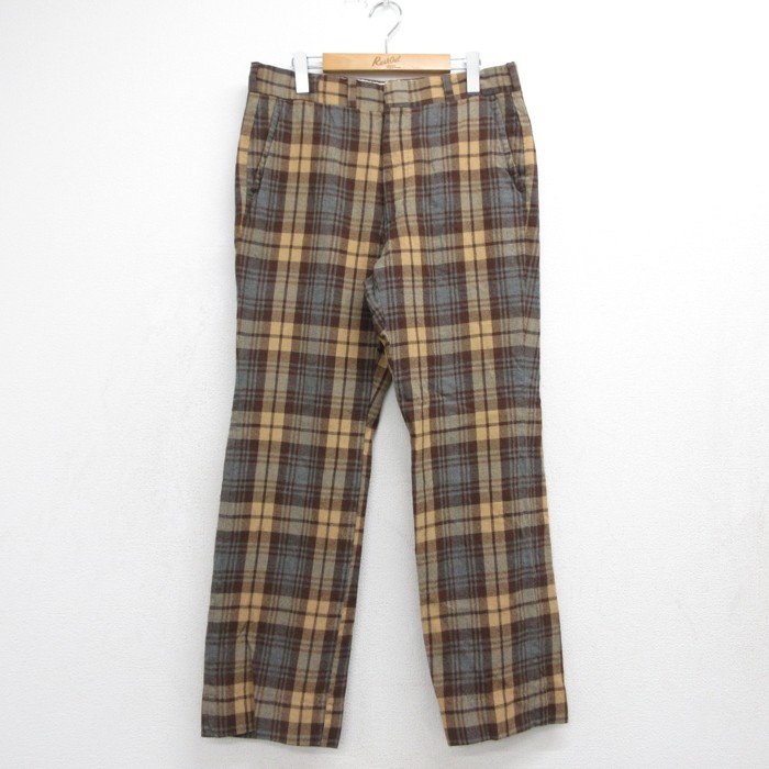 CORBIN 70s パンツ タロン チェック メンズW34相当 | 古着