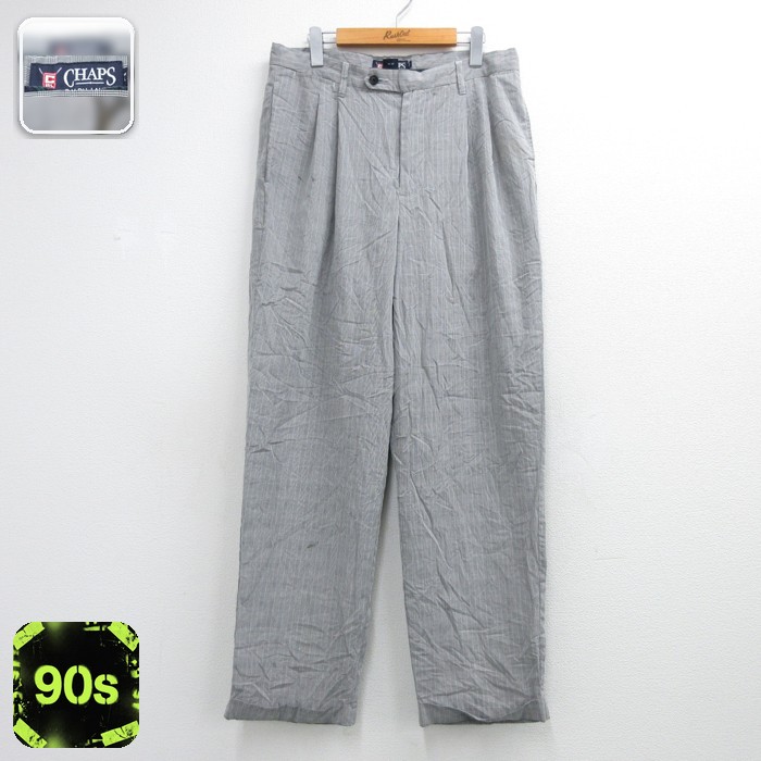 ラルフローレン 90s パンツ ゴルフ チェック 実寸W34 | 古着