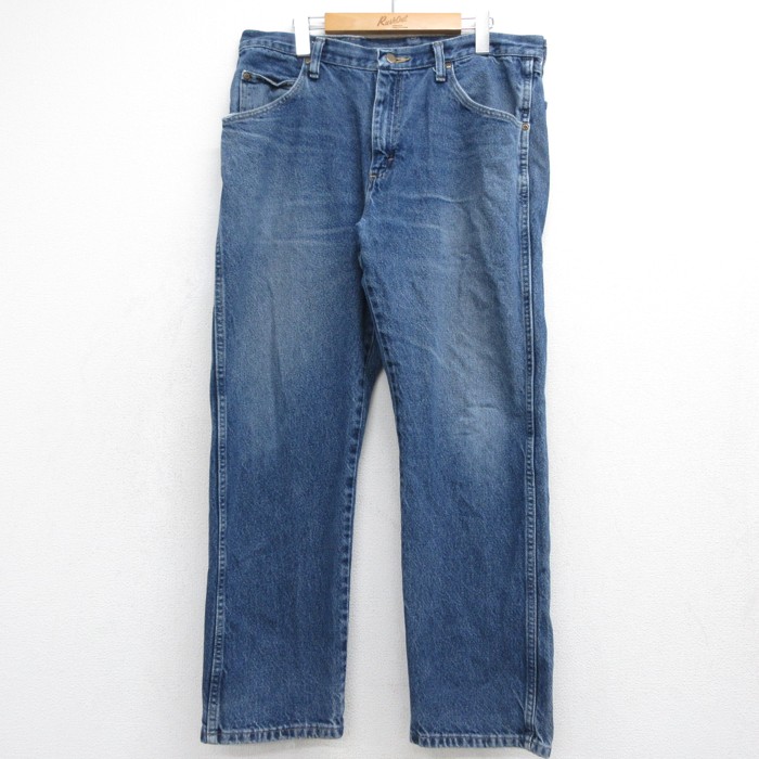 古着通販 W36☆古着 ラングラー Wrangler パンツ メンズ ジーンズ ヒゲ