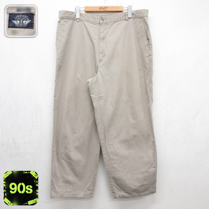 ドッカーズ 90s パンツ チノ ベージュ 実寸W38 | 古着