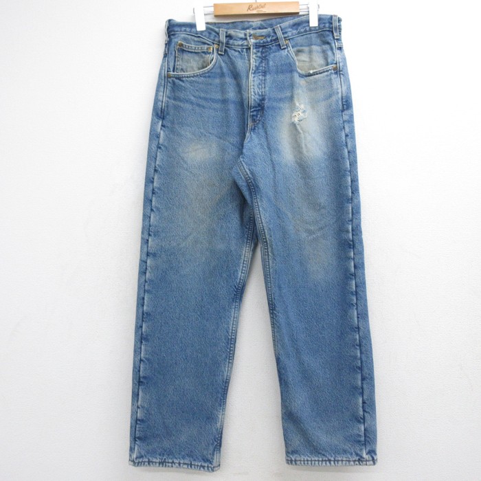 古着通販 W33☆古着 カーハート Carhartt パンツ メンズ ジーンズ ヒゲ