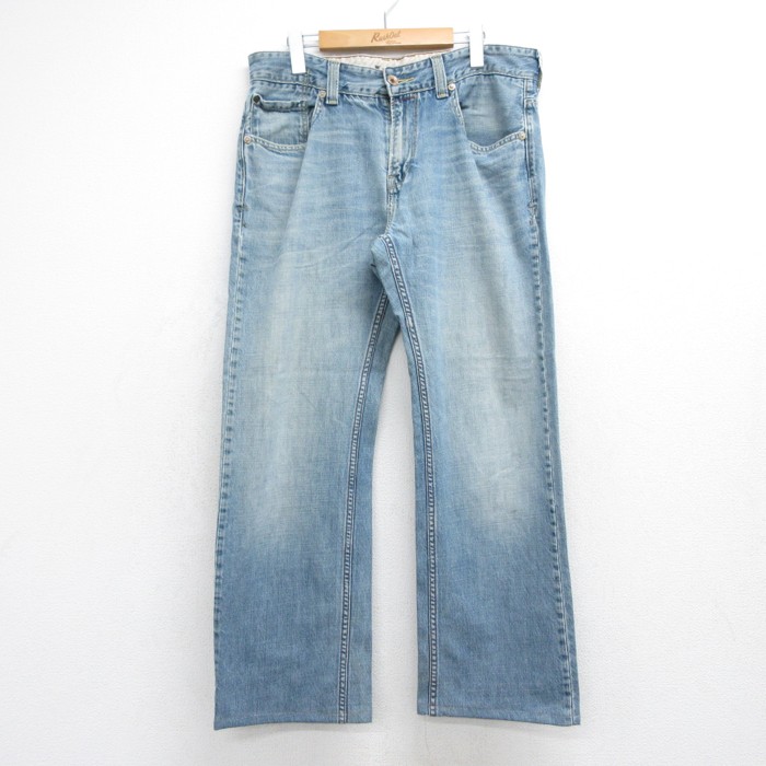 古着通販 W34☆古着 Levi's リーバイス パンツ メンズ ジーンズ ヒゲ