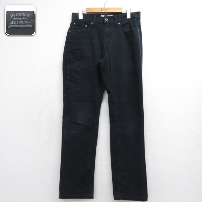 Levi Strauss パンツ メンズ ブラック 実寸W30 | 古着