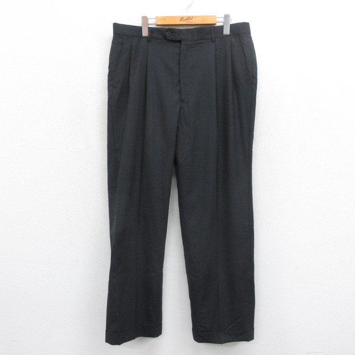30〜40’s ビンテージスラックス 古着通販 W36☆古着 パンツ メンズ 90年代 90s スラックス ウール