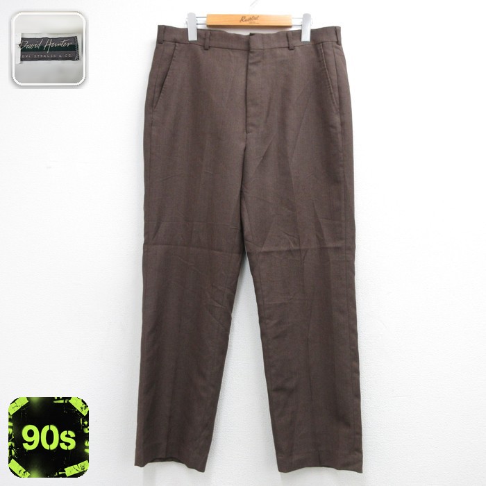 リーバイス 90s パンツ タロン ブラウン 実寸W34 | 古着