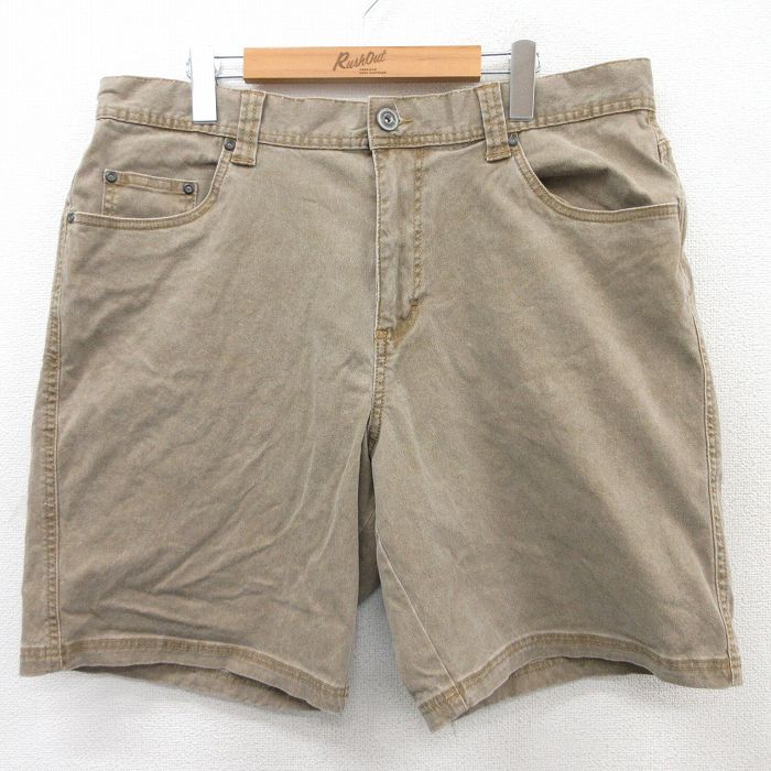 W38★古着 レッドヘッド ショート パンツ ショーツ メンズ ベージュ系 カーキ 25apr04 中古 ボトムス 短パン ショーパン ハーフ