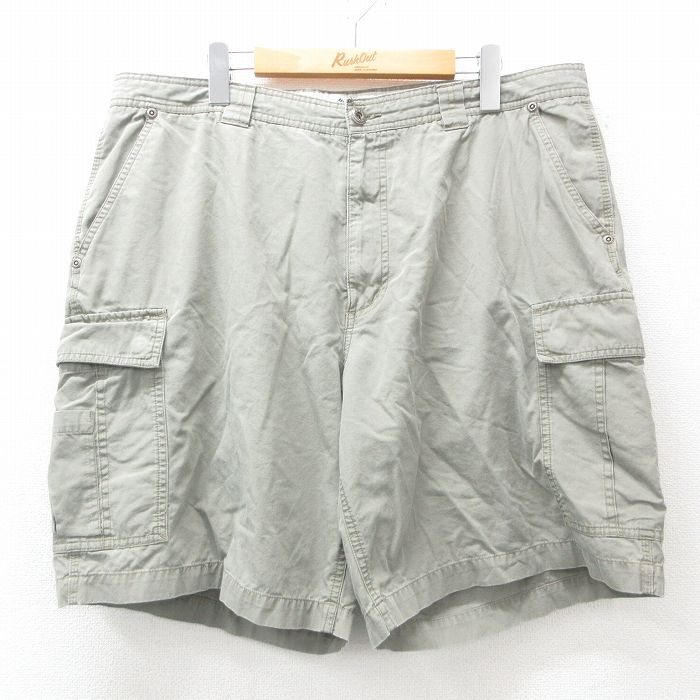 W39★古着 コロンビア COLUMBIA ショート カーゴ パンツ ショーツ メンズ 00年代 00s コットン 緑系 グリーン 25apr04 中古 ボトムス 短パン ショーパン
