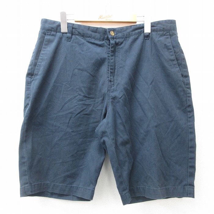 W36★古着 ボルコム VOLCOM ショート パンツ ショーツ メンズ 紺 ネイビー 25apr04 中古 ボトムス 短パン ショーパン ハーフ