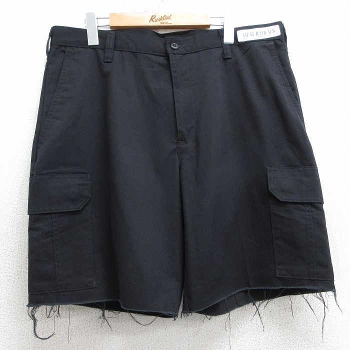 CiNTAS ショートカーゴパンツ ブラック W37 | 古着