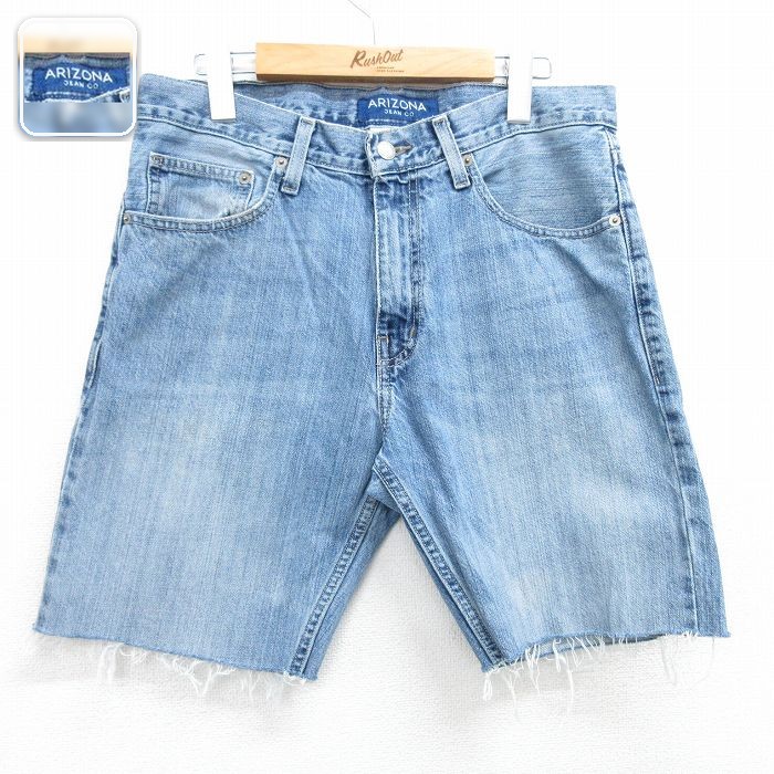 【50%OFF】アリゾナジーンズ ショートパンツ ヒゲ ネイビー W33 | 古着
